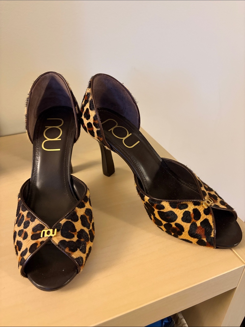 NOU THE PUMP in leopard ponyhair SOLD OUT